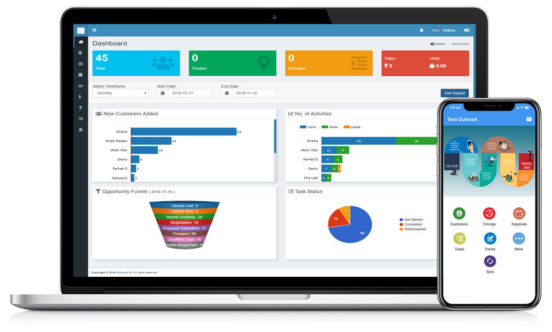 Outwork AI :: CRM + SFA